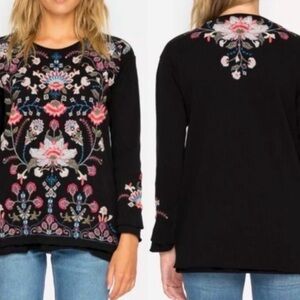 NWT JOHNNY WAS Nindi Long Sleeve Thermal Top Size M